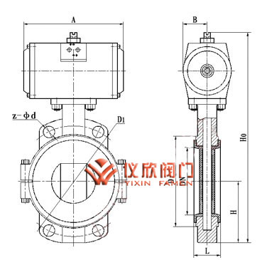 D671F氣動軟密封蝶閥