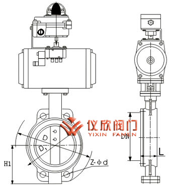 D671F氣動軟密封蝶閥