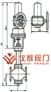 氣動活塞式切斷閥中溫型